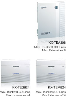 Panasonic KX-TEA308:TES824:TEM824